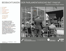 Tablet Screenshot of parlamentarischerrat.de